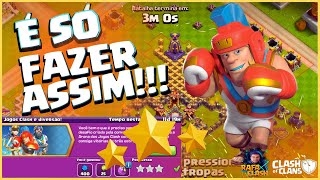 MUITO FACIL Como Completar o Novo desafio Ensinando a Dar PT no Novo Desafio no Clash Of Clans [upl. by Merceer]