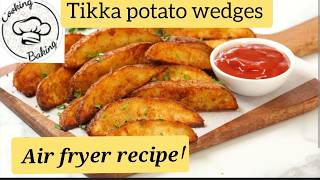 How to make Potatoe Wedges in Air Fryer  crispy potato wedges recipe air fryer potato wedges [upl. by Aime]