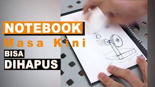 SIMPLE  Rocketbook Buku Tulis Masa Kini Yang Bisa Dihapus dan Scan [upl. by Assirak]