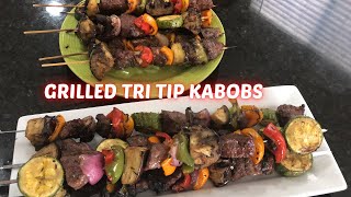 GRILLED TRI TIP KABOBS [upl. by Anicul]