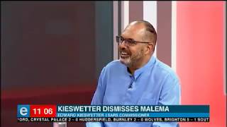 Kieswetter rubbishing Malemas claims [upl. by Annaiel]