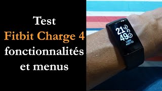 Test Fitbit Charge 4  un bracelet connecté plutôt sportif [upl. by Elyc]