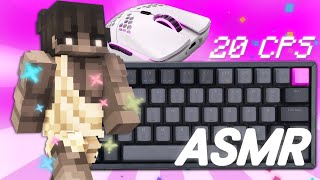 Crisp Keyboard ASMR  Mouse Sounds  Hypixel Bedwars [upl. by Ranice6]