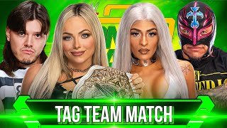 WWE 2K24  Liv Morgan amp Dominik Mysterio VS Zelina Vega amp Rey Mysterio  Money in the Bank [upl. by Ennovahs]