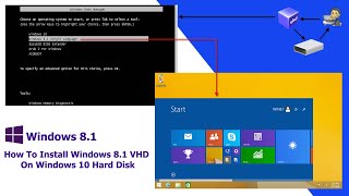 How To Install Windows 81 VHD on Windows 10 Hard Disk [upl. by Amirak121]