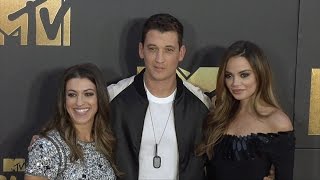 Miles Teller amp Keleigh Sperry MTVMovieAwards Red Carpet [upl. by Posehn]