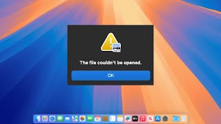 This File Couldnt Be Opened On Macbook [upl. by Olegna]