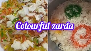 Colourful Zarda recipefoodindia food [upl. by Younger223]