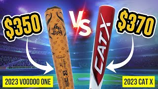 2023 Demarini Voodoo One VS Marucci Cat X  BBCOR Bat Review  GIVEAWAY [upl. by Daryl]