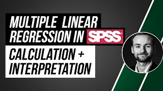 Multiple linear regression in SPSS  calculation and interpretation [upl. by Nauqahs]