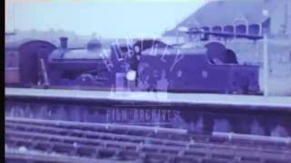 Railways in Ireland Archive film 15931 [upl. by Anahsat]