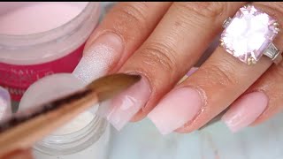 como hacer uñas acrilicas con covers 💅🏼 [upl. by Tselec]