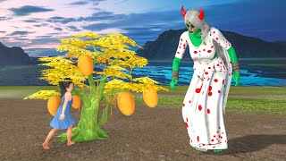 चुड़ैल का जादुई फल Witch Mango Tree Cartoon Moral Stories Hindi Kahaniya Ep 2 [upl. by Enitram239]