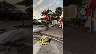 Siesta Key Village after Hurricane MILTON [upl. by Irwinn]