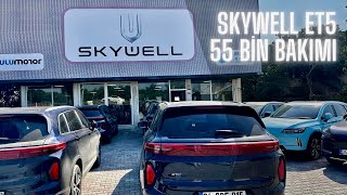 SKYWELL ET5 55 BÄ°N BAKIMI YAPTIRDIM  SERVÄ°SDEN ARABAMI Ã‡Ä°ZÄ°K ALDIM POV SÃœRÃœÅ [upl. by Fairweather523]