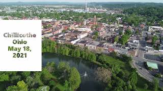 Chillicothe Ohio featuring Yoctangee Park flyover May 18 2021 [upl. by Annovoj208]