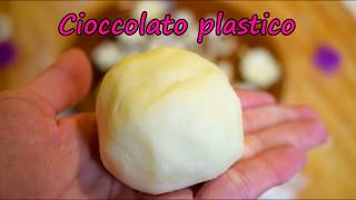 CIOCCOLATO PLASTICO  ricetta base [upl. by Hibbitts]