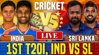 🛑Live India vs Sri Lanka Live  Pallekele  Live Score amp Commentary  IND VS SL Live Today Match [upl. by Ecila849]