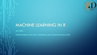 Partitioning Data for Machine Learning Projects [upl. by Dorcea935]