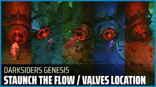 DARKSIDERS GENESIS  ALL VALVES LOCATIONS  Staunch the Flow Side Quest  PS4 [upl. by Claudine]