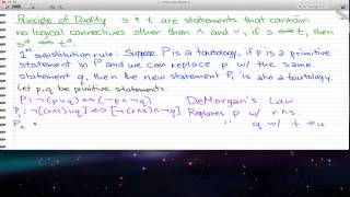 Discrete Math 1  Tutorial 23  1st Substitution Rule [upl. by Holman]