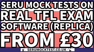 SERU Mock Test on Real TfL Exam Software replica from £30 Order amp Access Mock Test on Our Website [upl. by Ennyletak881]