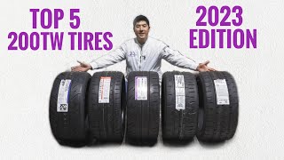 Top 5 Fastest 200 Treadwear Tires 2023 A Tire Shops Perspective [upl. by Eniamrahc]