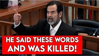 THE SPEECH THAT KILLED SADDAM HUSSEIN WATCH BEFORE DELETED [upl. by Inasah]