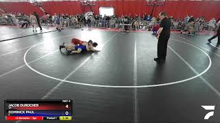 152 Lbs Champ Round 2  Jacob Durocher WI Vs Dominick Paul IL D7f4 [upl. by Apfel]