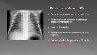 1 Taquipnea transitoria del RN Síndrome de aspiración Meconial y Bronconeumonía [upl. by Niahs]