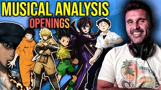 MUSIC DIRECTOR REACTS  Musical Analysis  Multi Anime Openings [upl. by Geaghan]