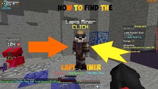 How to find the lapis miner pick quest Hypixel Skyblock [upl. by Saalocin]