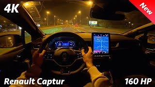 Renault Captur 2025 Night POV driving review Consumption 0100 [upl. by Noonan]