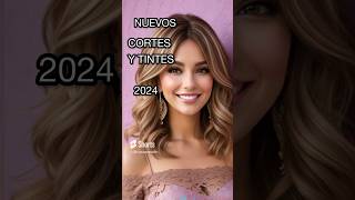 CORTES Y TINTES DE CABELLO 2024moda fip fashion 2024 viral [upl. by Eilyab]