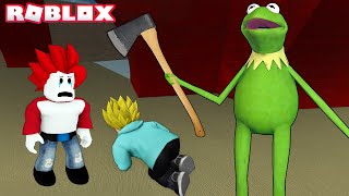 ESCAPE KERMIT FROG In Roblox 🐸🐸 FROGGE Full Game  Khaleel and Motu Gameplay [upl. by Akerdnahs]