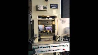 Automatic fine blanking press FEINTOOL GKPF 100160 testing for movement [upl. by Bashemeth]