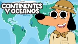 ¡Aprende los CONTINENTES y OCÉANOS del mundo  Geografía para niños [upl. by Ataynik]