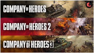 Company of Heroes 3 Graphics and Audio Comparison vs Company of Heroes 1 and Company of Heroes 2 [upl. by Bunni234]