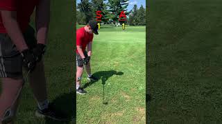 Teeing off the ground this time⛳️🤞golfer golfing putter golfputt viralvideo fyp shorts [upl. by Saffier]