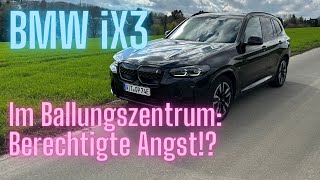 BMW iX3 im Ballungszentrum Berechtigte Angst [upl. by Paquito]