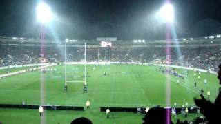 Security Guard tackles woman at All Blacks Vs France and slams her [upl. by Coy]