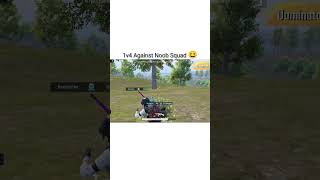 Noob Squad 😆 1v4 bgmi bgmi3 pubgmobile viral [upl. by Lipman]