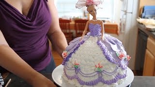 How To Make A Barbie Cake  Cake Decorating [upl. by Nodab474]