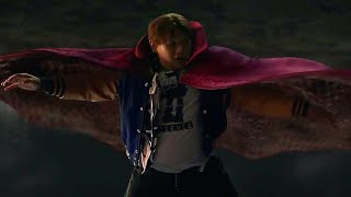 Ned wears Dr Stranges Cape  SpiderMan No Way Home  HD Clip [upl. by Aiouqahs]