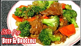 Beef and broccoli stir fry  Chinese Stir Fry Recipe [upl. by Harilda95]