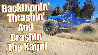 Backflip amp Thrash Ready  RedCat Kaiju 6S Electric Brushless Monster Truck Review  RC Driver [upl. by Irby]