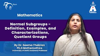 Normal Subgroups  Definition Examples and Characterizations Quotient Groups  S Chand Academy [upl. by Maurizia]