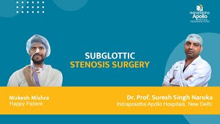 Subglottic Stenosis Surgery [upl. by Noir]