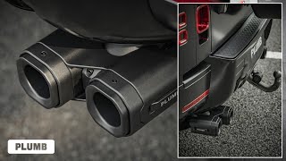 PLUMB DESIGN ｜ EXHAUST PIPE UPGRADE KITS FOR LAND ROVER NEW DEFENDER 90 110 130 [upl. by Kensell]