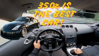 WHY A NISSAN 350Z HR IS THE BEST CAR  POV DRIVE [upl. by Enahpad975]